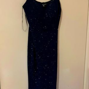 Formal dress from Windsor, worn once for a few hours, Navy blue glitter